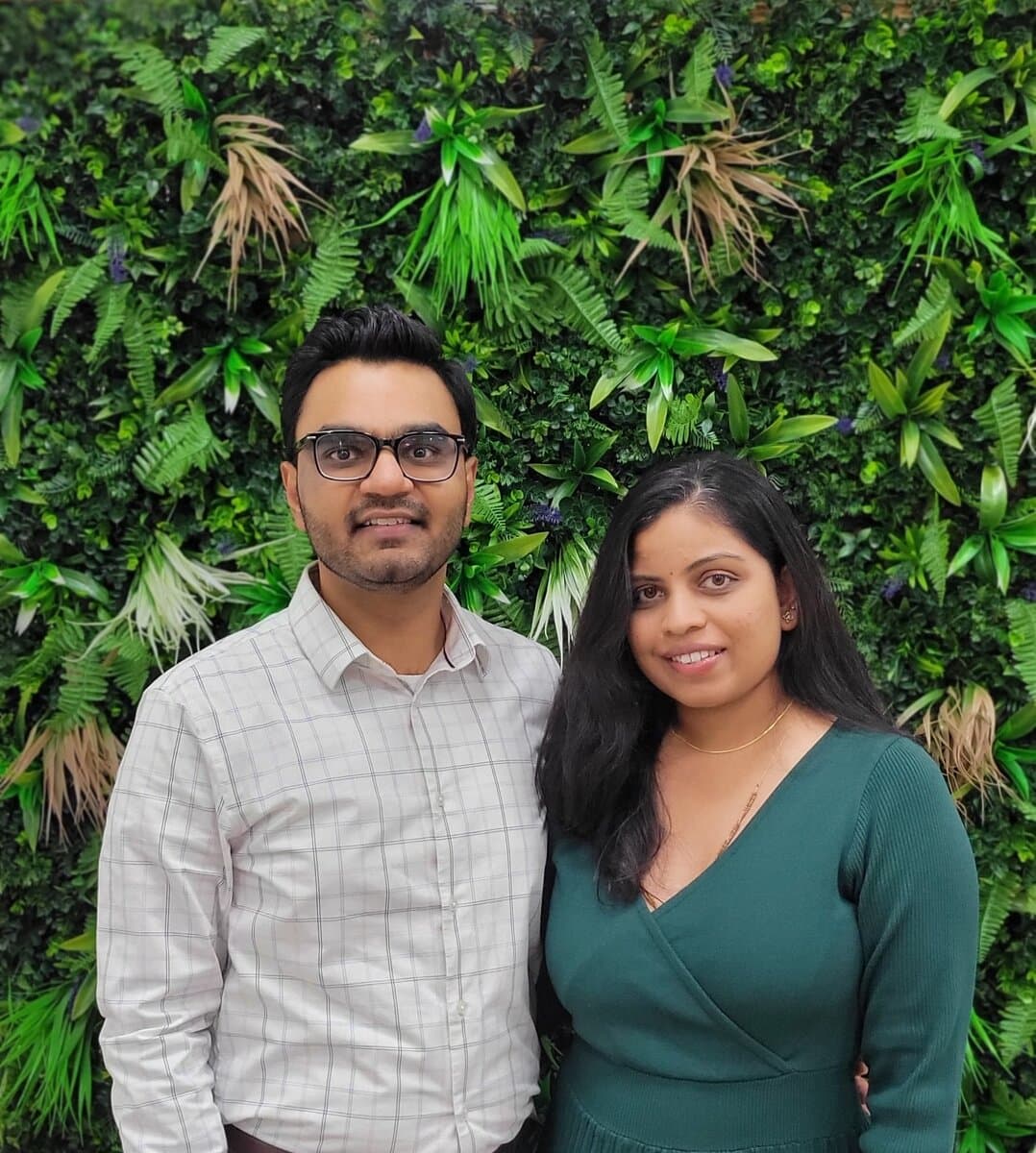 Dr. Harsh Patel and Dr. Jaini Patel, board-certified pediatricians and family team at Hummingbird Pediatrics in Robbinsville NJ, Hamilton, Princeton, Mercer County