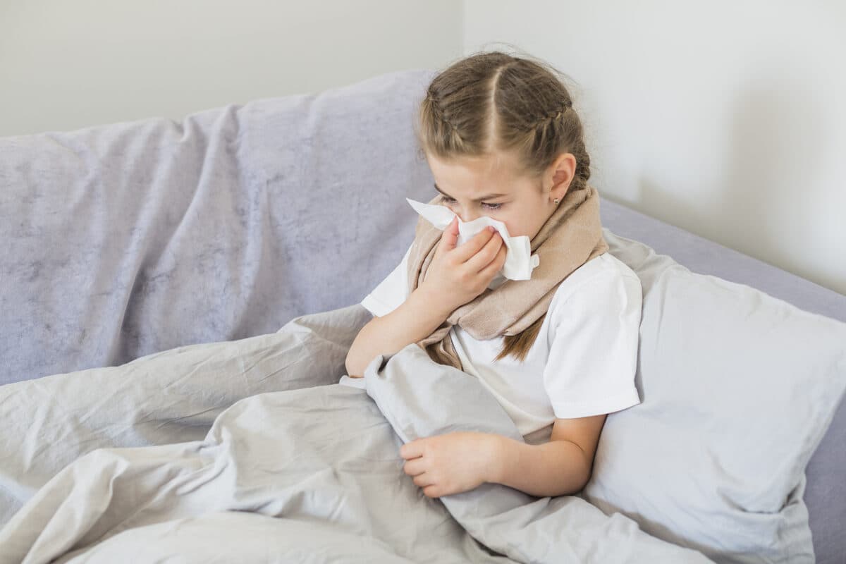 Child with common cold symptoms - Robbinsville NJ pediatrician treatment